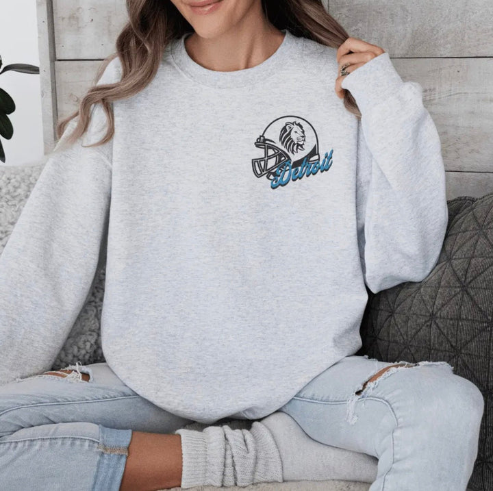 Detroit “One Hell Of A Team” Graphic Sweatshirt - eloise boutique