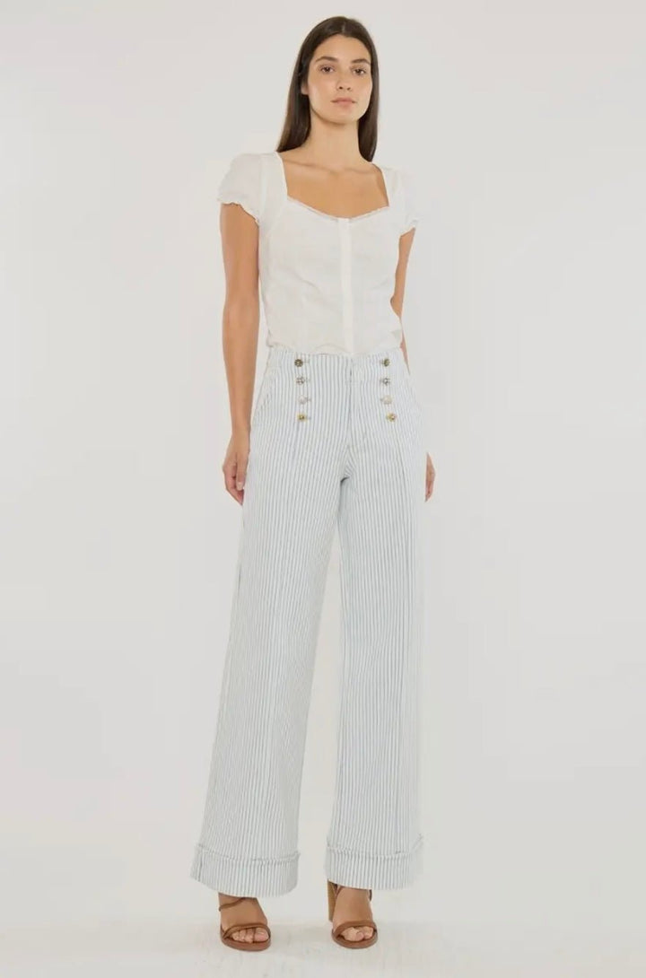 Elora High Rise Wide Leg Trousers - eloise boutique