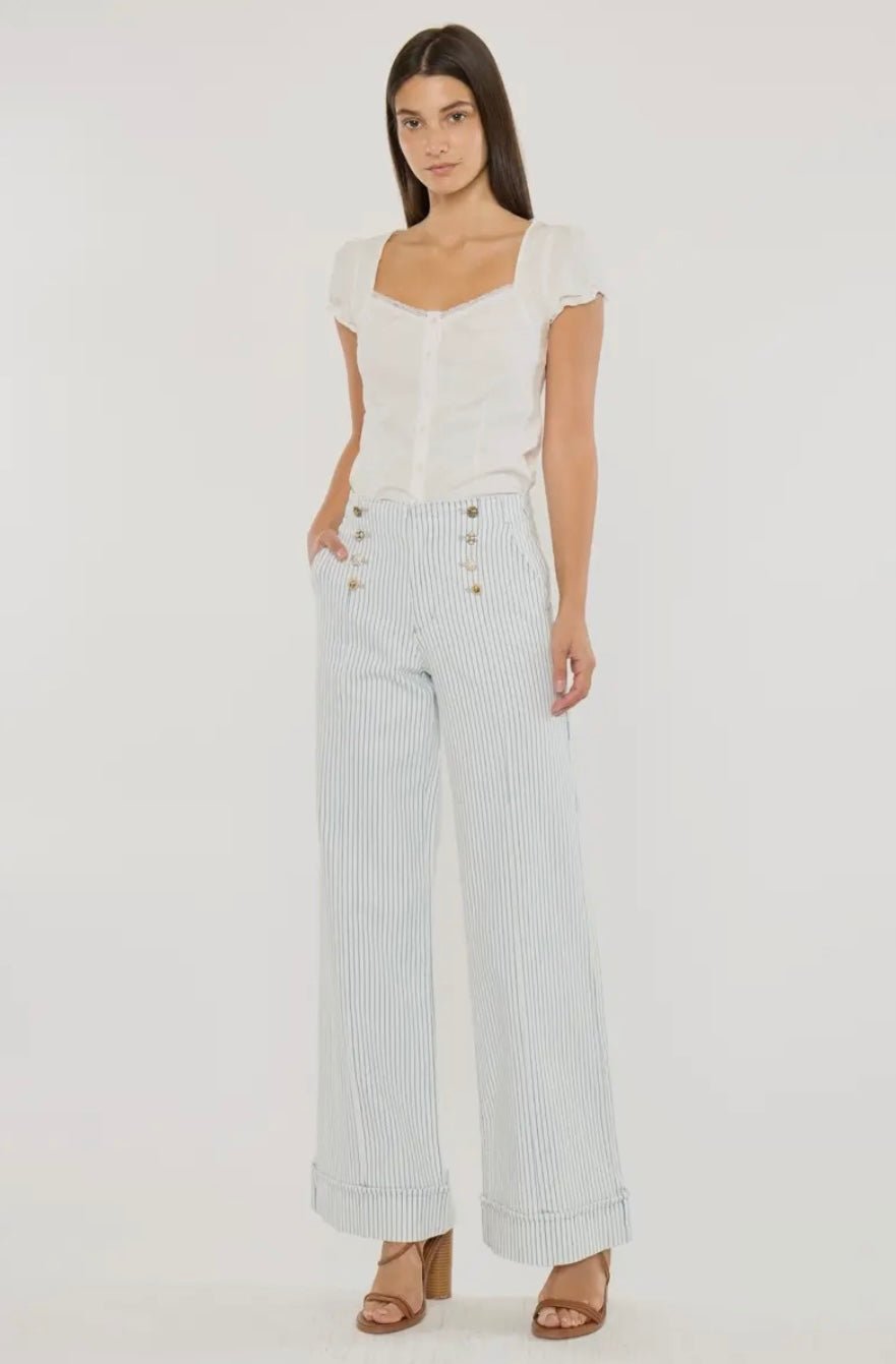 Elora High Rise Wide Leg Trousers - eloise boutique