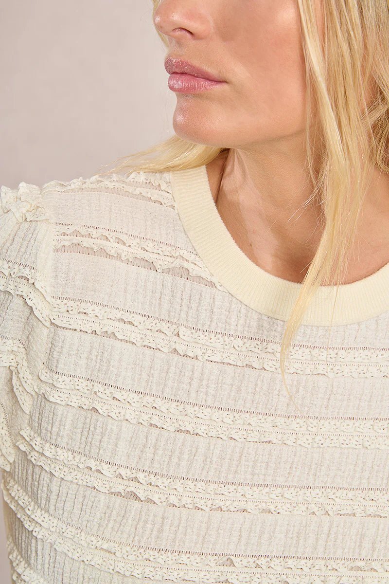 Embossed Knit Top - eloise boutique