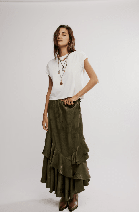 Free People Autumn Promenade Maxi Skirt - eloise boutique