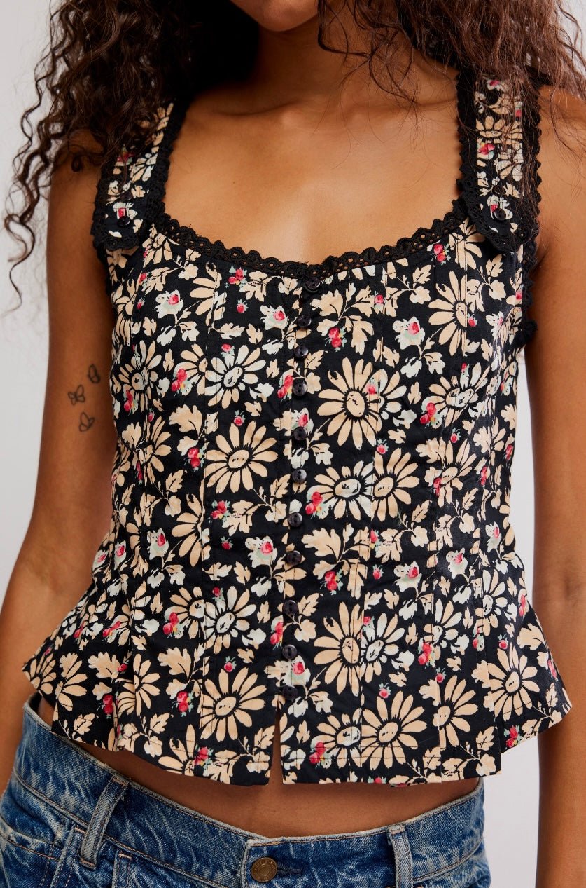 Free People Bridgette Corset Top - eloise boutique