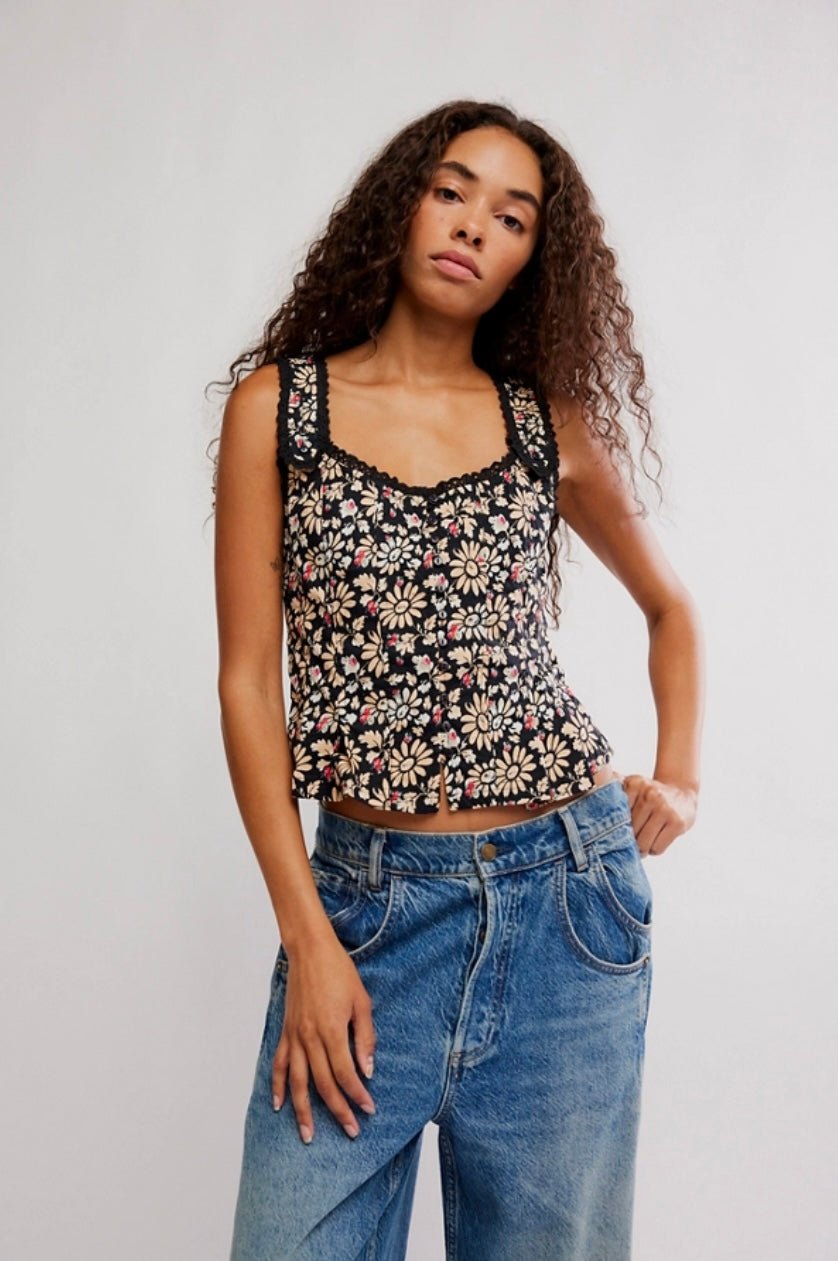 Free People Bridgette Corset Top - eloise boutique