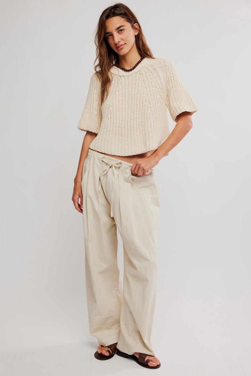 Free People Chambers Laidback Pull - On Pants - eloise boutique