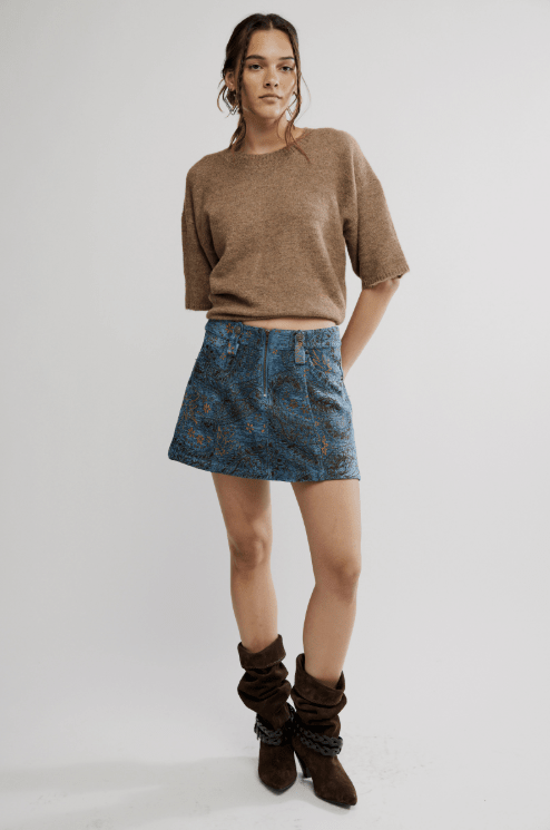 Free People Micah Mini Skirt - eloise boutique