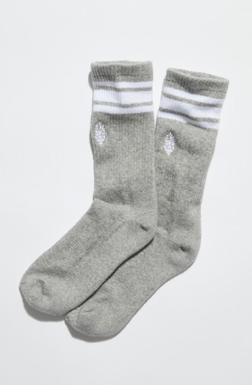 Free People Movement Logo Stripe Tube Sock - eloise boutique