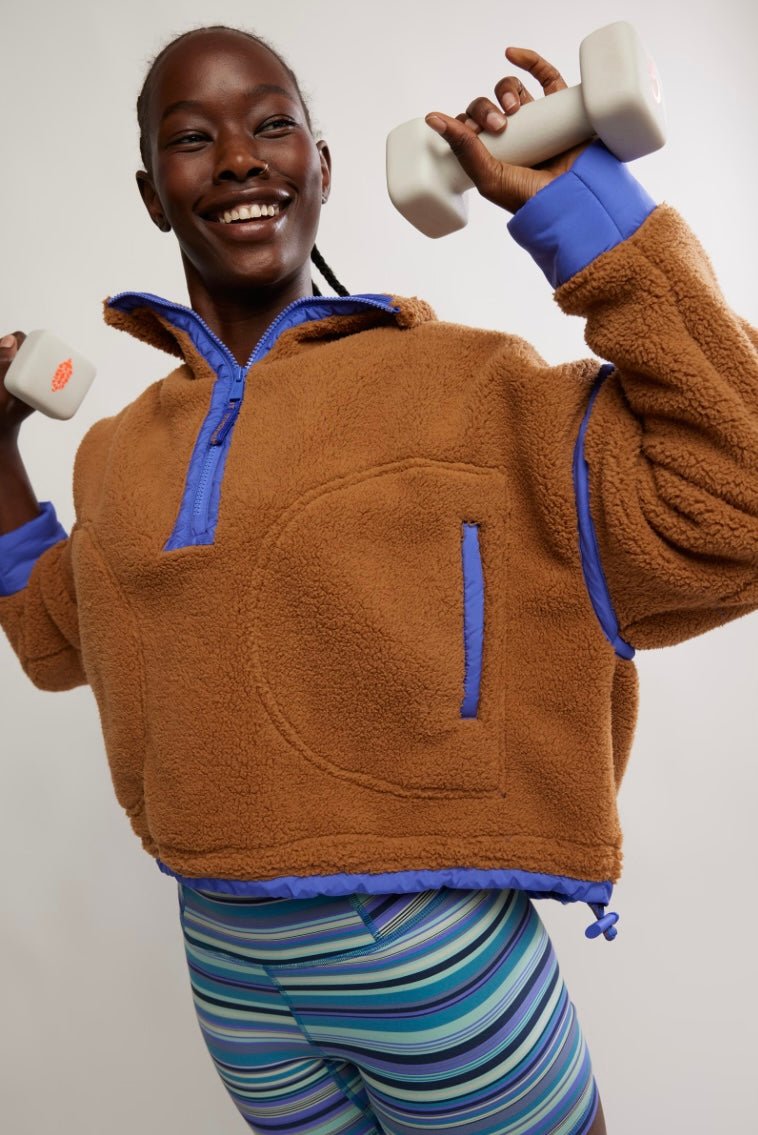 Free People Movement Mountain High 1/2 Zip Fleece - eloise boutique