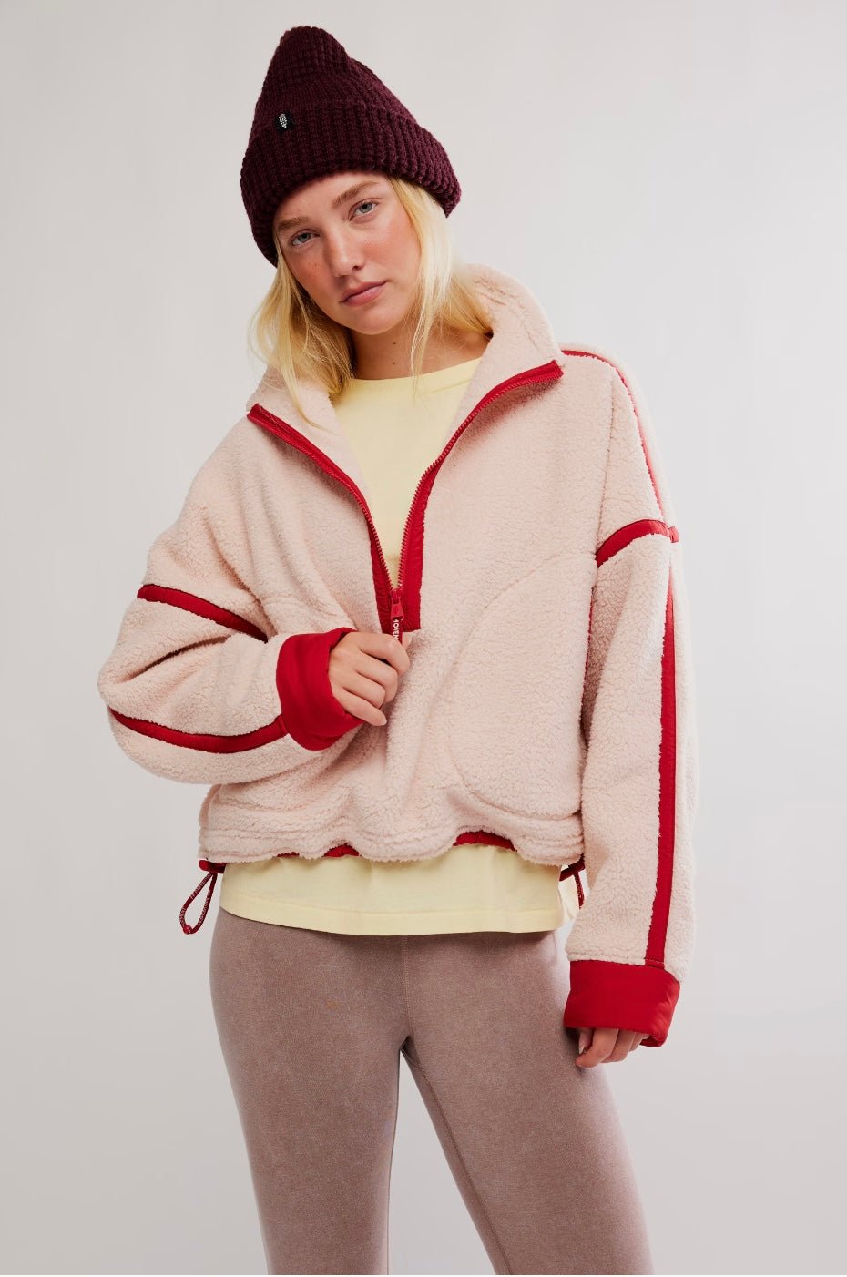 Free People Movement Mountain High 1/2 Zip Fleece - eloise boutique