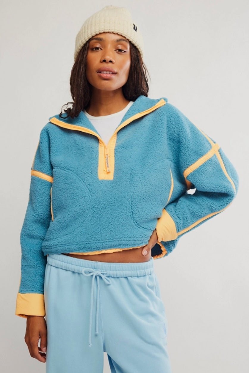 Free People Movement Mountain High 1/2 Zip Fleece - eloise boutique