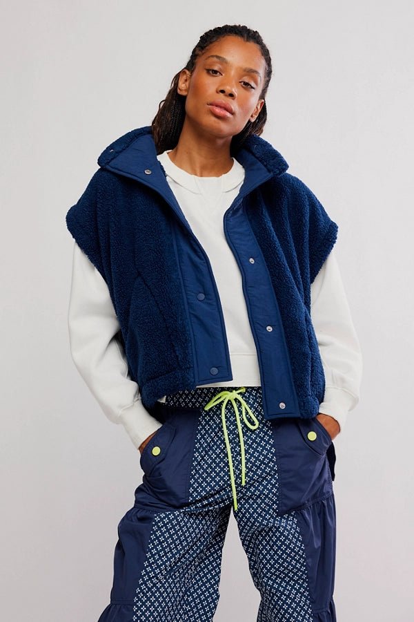 Free People Movement Scout It Out Fleece Vest - eloise boutique