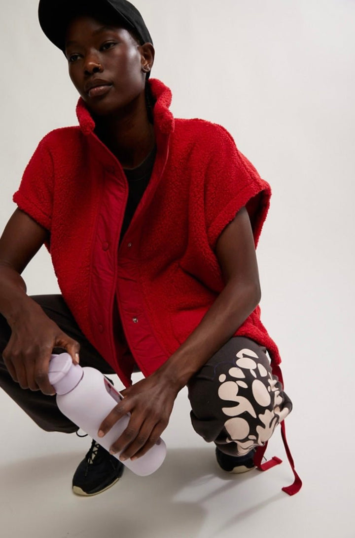 Free People Movement Scout It Out Fleece Vest - eloise boutique