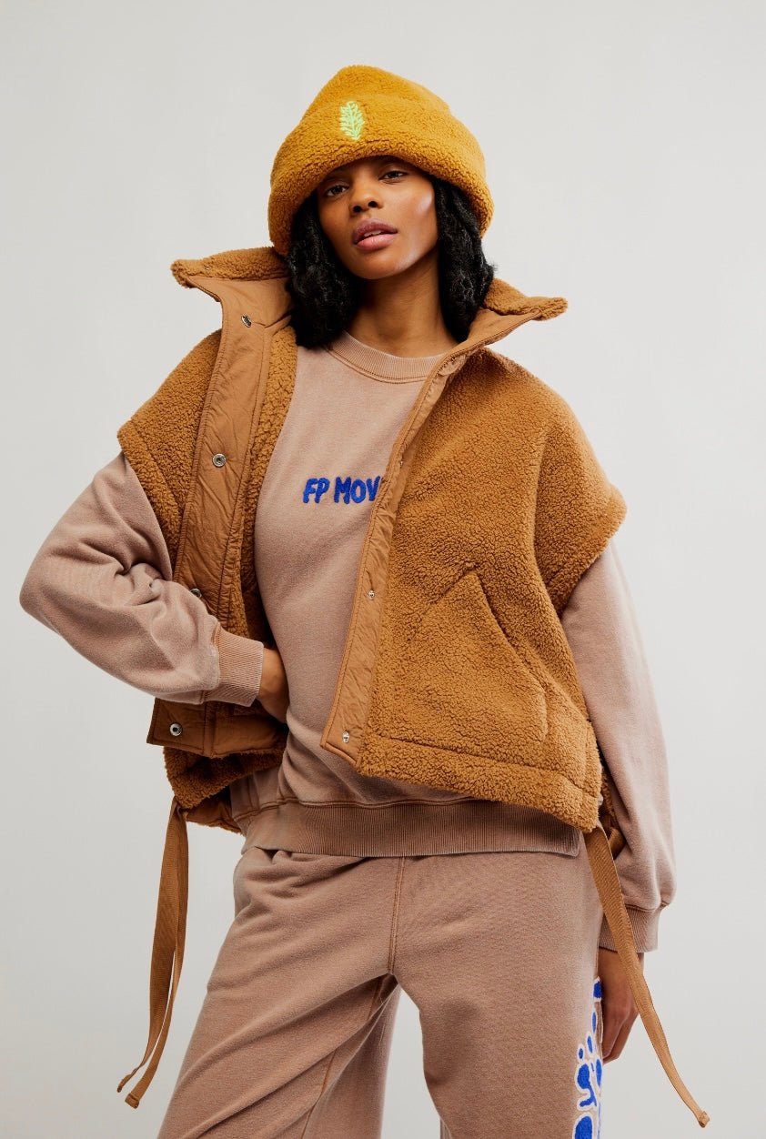 Free People Movement Scout It Out Fleece Vest - eloise boutique