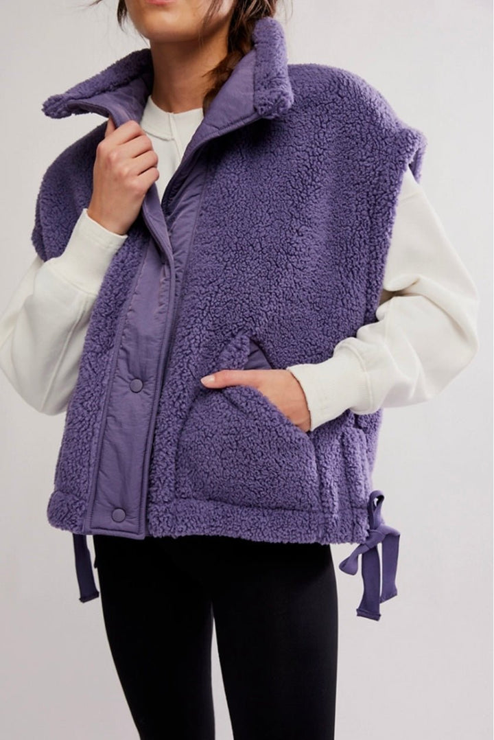 Free People Movement Scout It Out Fleece Vest - eloise boutique