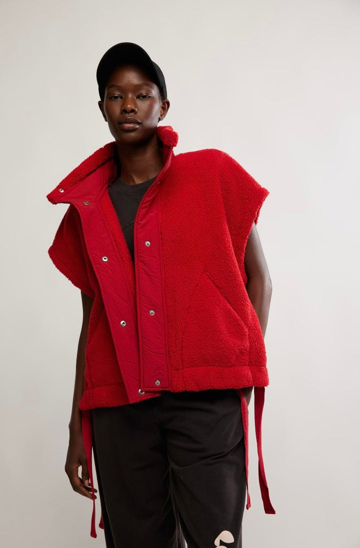 Free People Movement Scout It Out Fleece Vest - eloise boutique