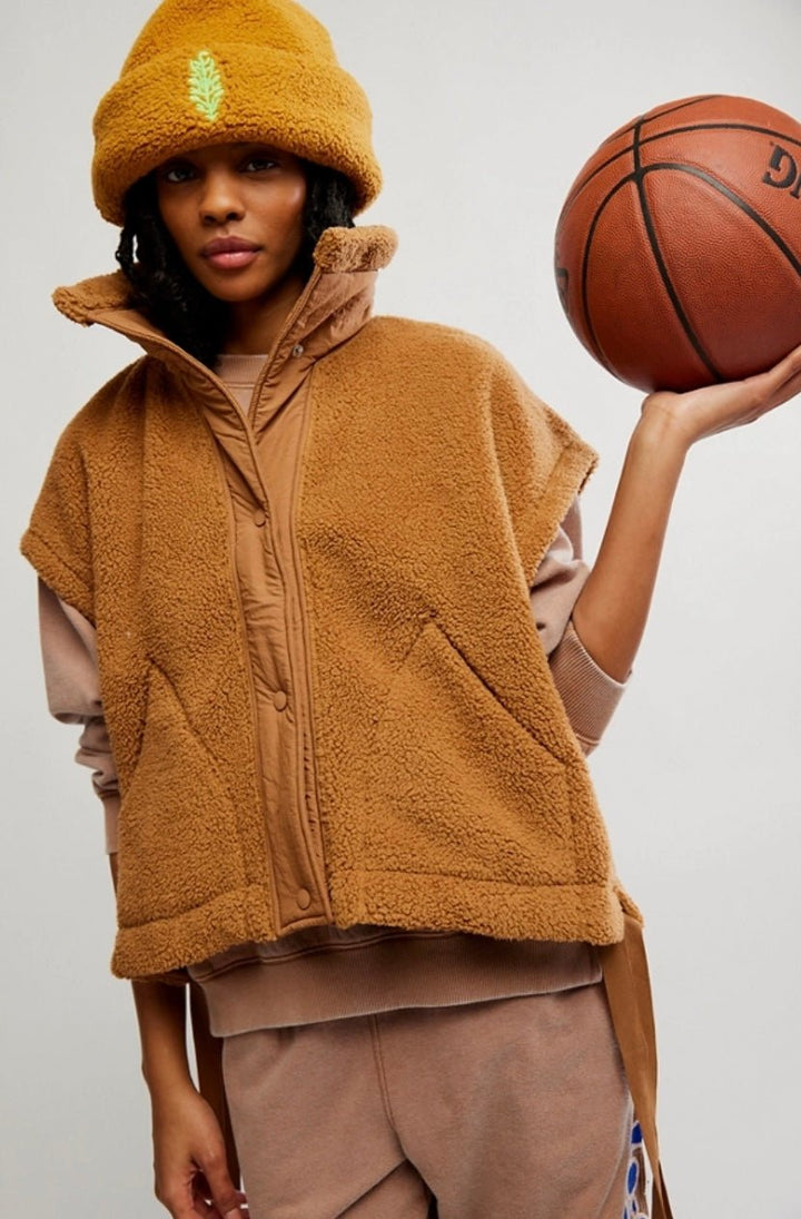 Free People Movement Scout It Out Fleece Vest - eloise boutique