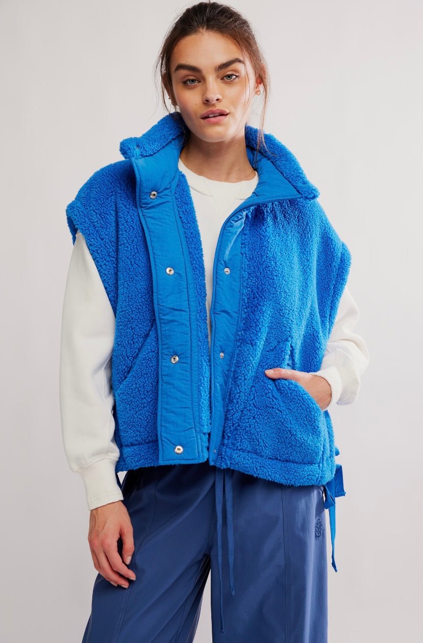 Free People Movement Scout It Out Fleece Vest - eloise boutique