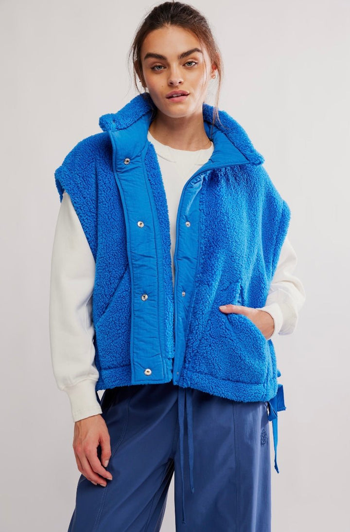 Free People Movement Scout It Out Fleece Vest - eloise boutique