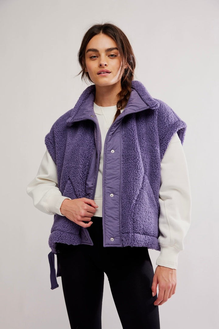 Free People Movement Scout It Out Fleece Vest - eloise boutique