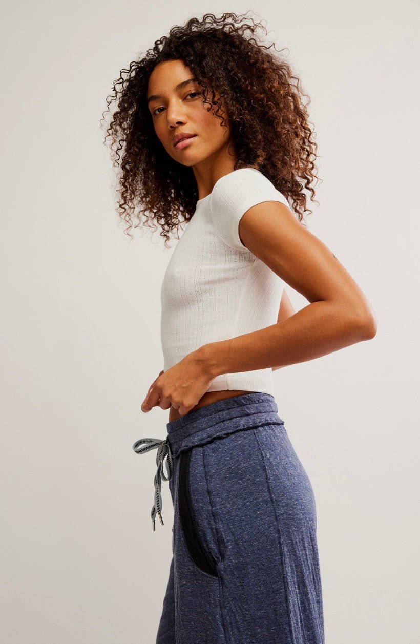 Free People Wait A Minute Baby Tee - eloise boutique