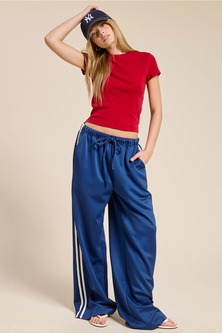 Freestyle Wide - Leg Track Pants - eloise boutique
