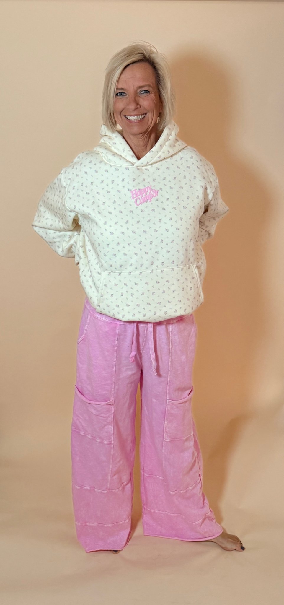 Garden Confetti Puff Core Hoodie - eloise boutique