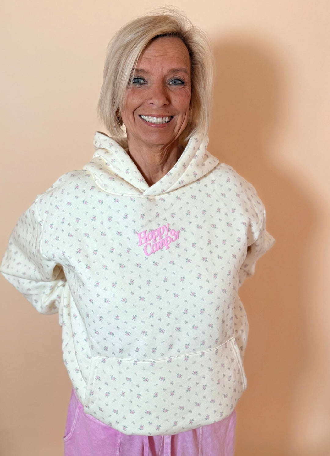 Garden Confetti Puff Core Hoodie - eloise boutique