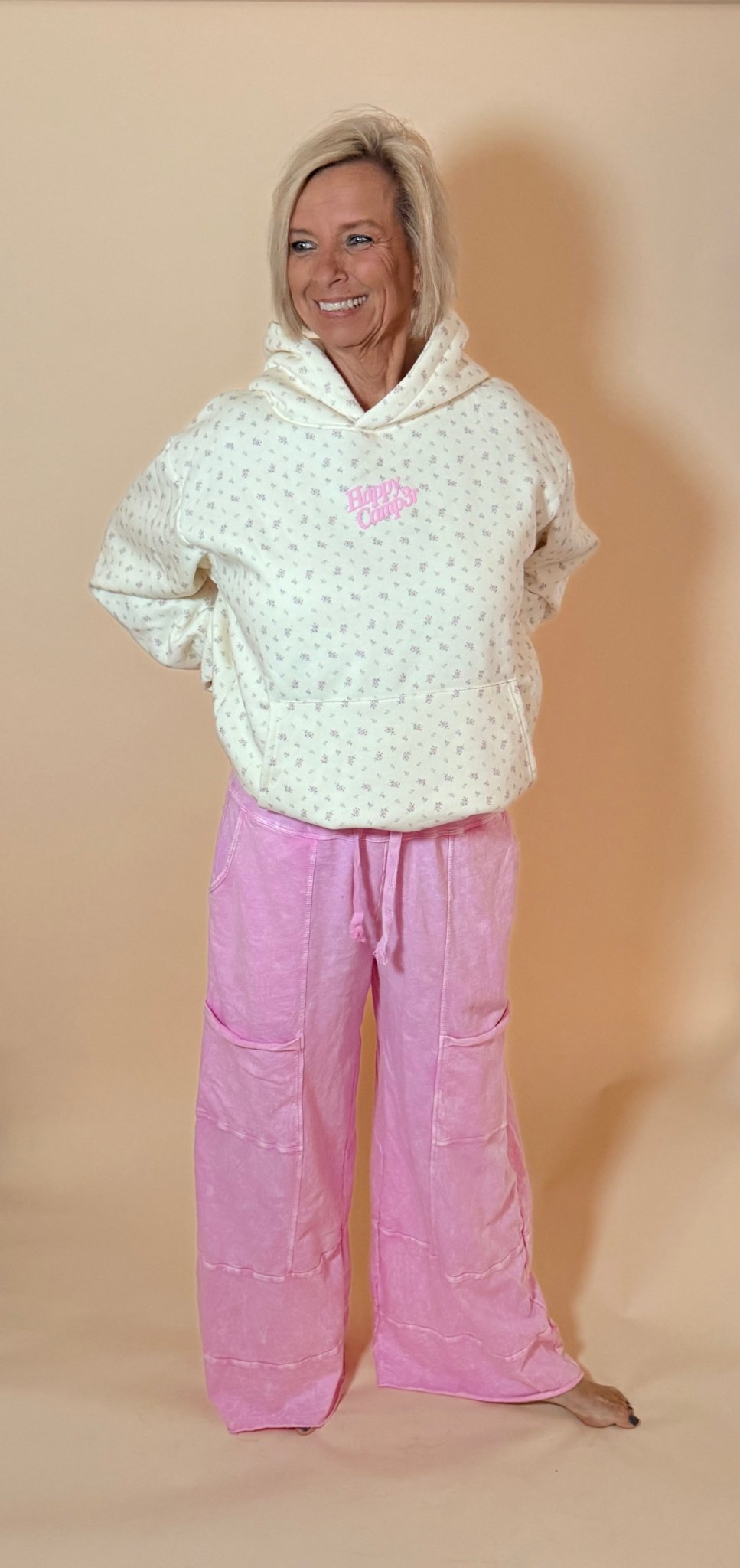 Garden Confetti Puff Core Hoodie - eloise boutique