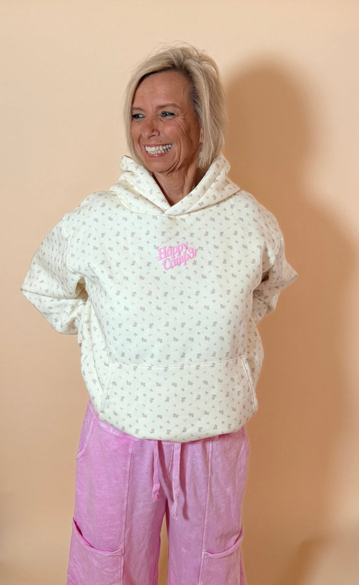Garden Confetti Puff Core Hoodie - eloise boutique