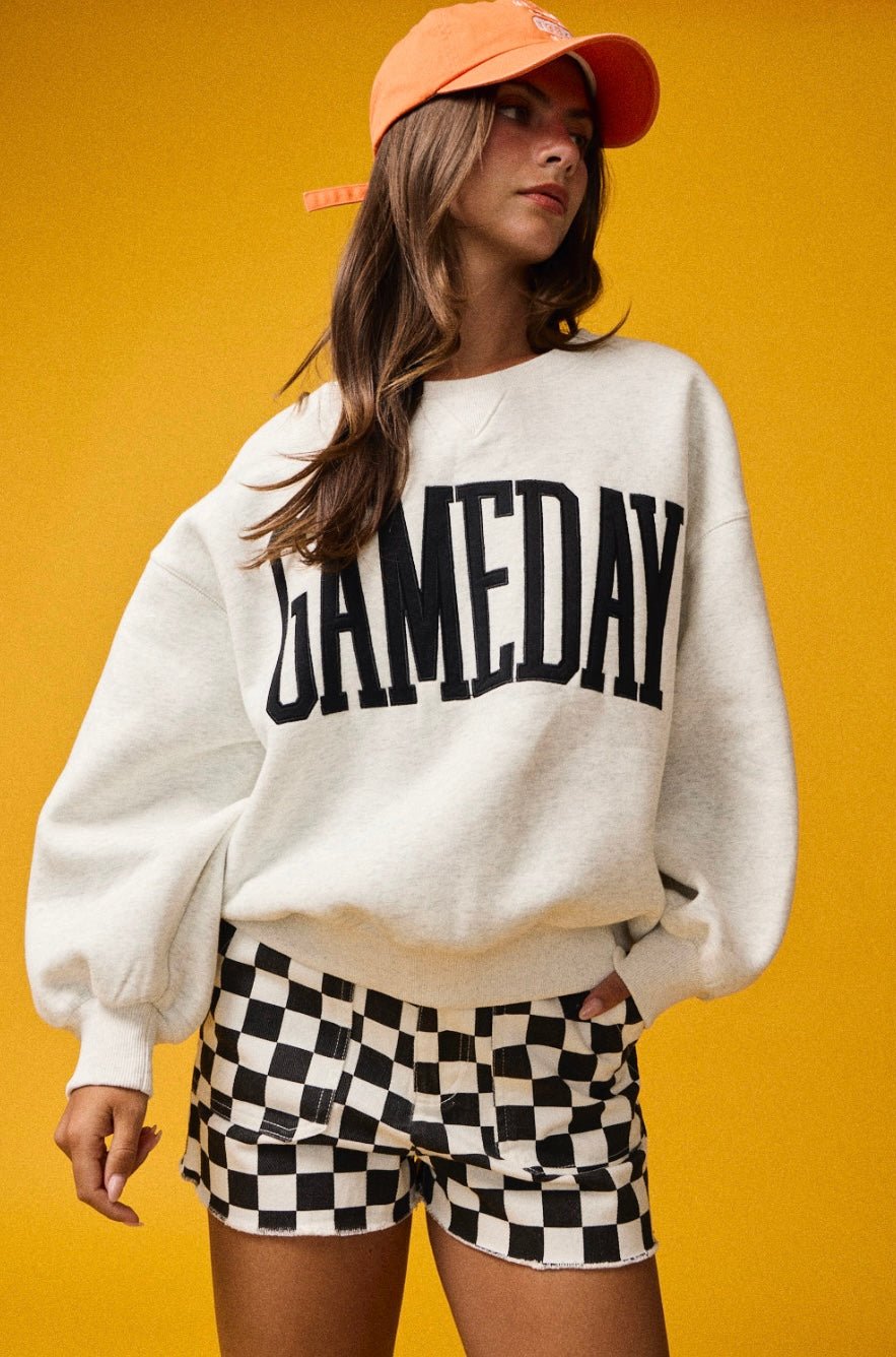 Heather Gameday Sweatshirt - eloise boutique