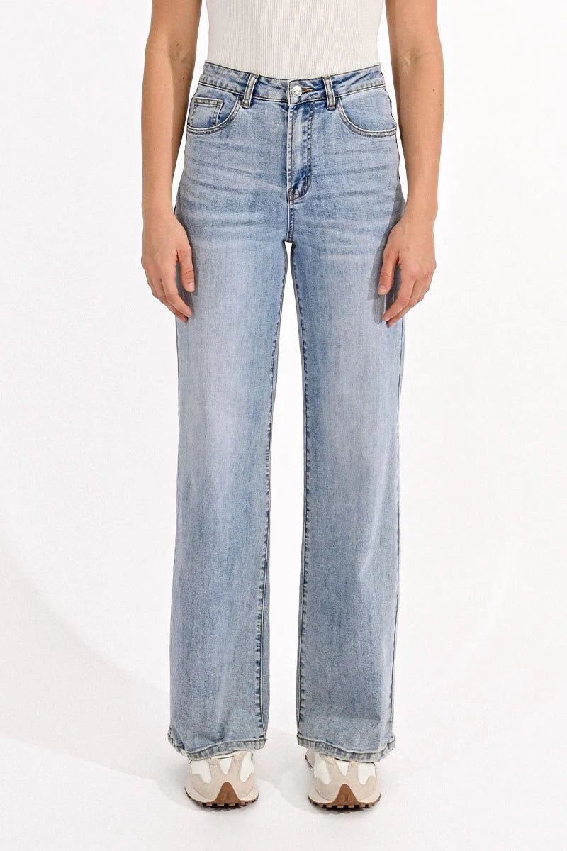 High Waisted Wide Leg Jean - eloise boutique
