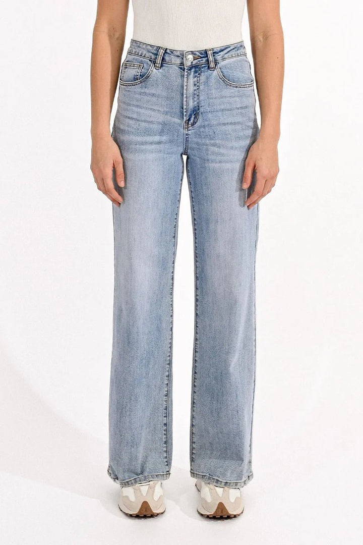 High Waisted Wide Leg Jean - eloise boutique