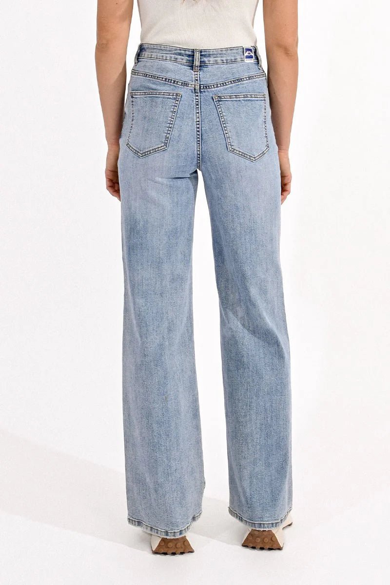 High Waisted Wide Leg Jean - eloise boutique