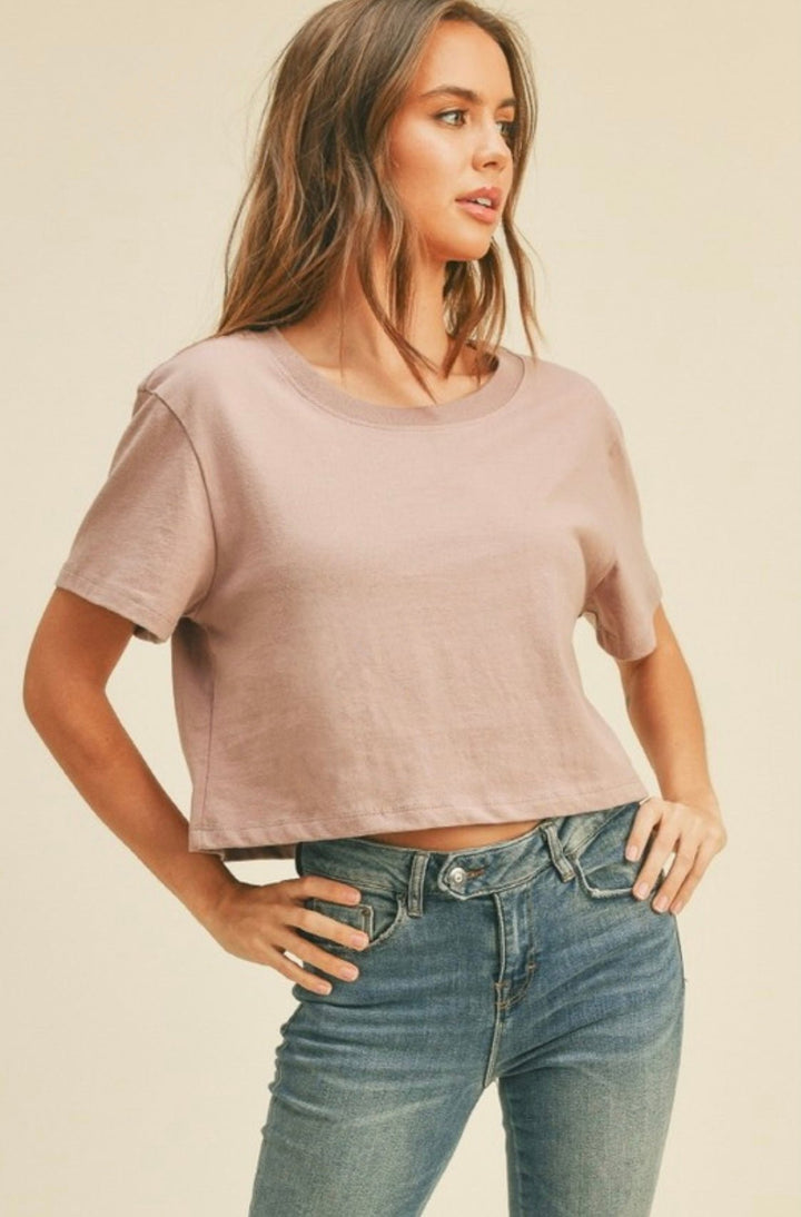 Hones Tee Short Cropped T-Shirt - eloise boutique