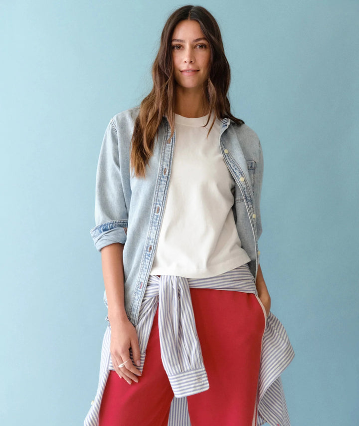 Jane relaxed Denim Shirt - eloise boutique