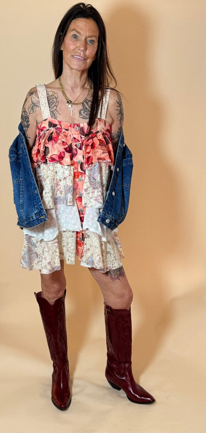 Juniper Patchwork Tiered Mini - eloise boutique