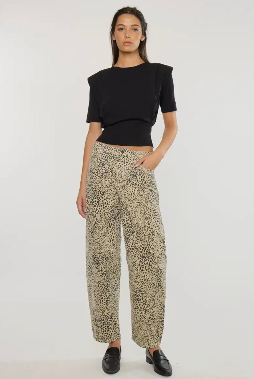 KanCan Lydia Low Slung Corduroy Barrel - eloise boutique