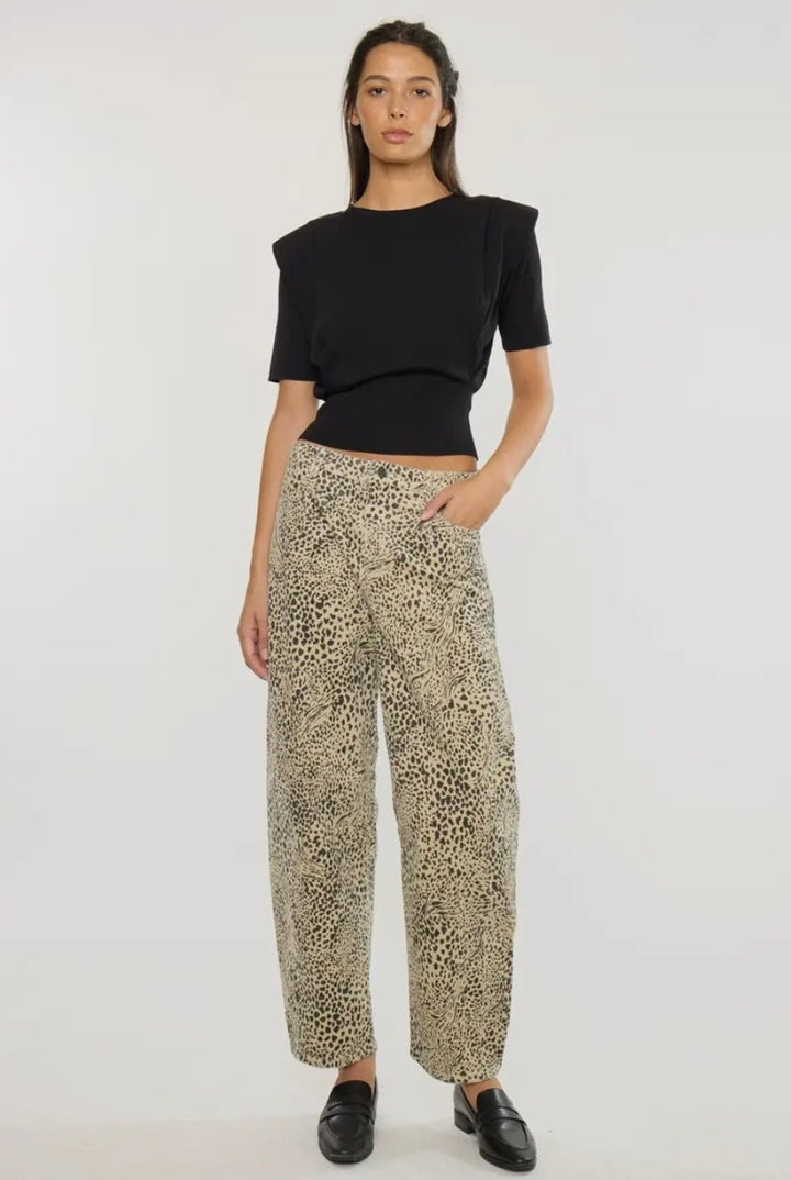 KanCan Lydia Low Slung Corduroy Barrel - eloise boutique