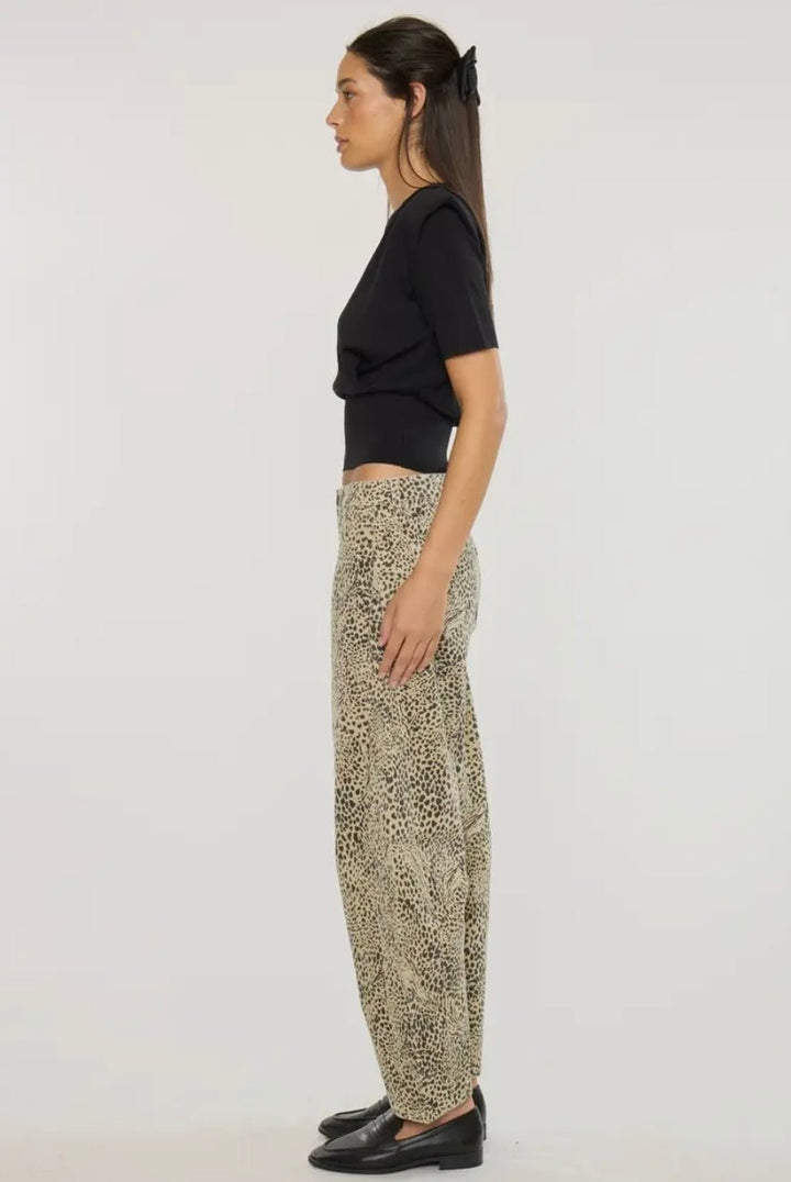KanCan Lydia Low Slung Corduroy Barrel - eloise boutique