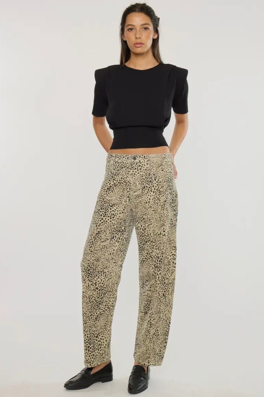 KanCan Lydia Low Slung Corduroy Barrel - eloise boutique