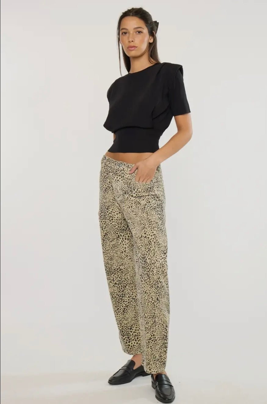 KanCan Lydia Low Slung Corduroy Barrel - eloise boutique