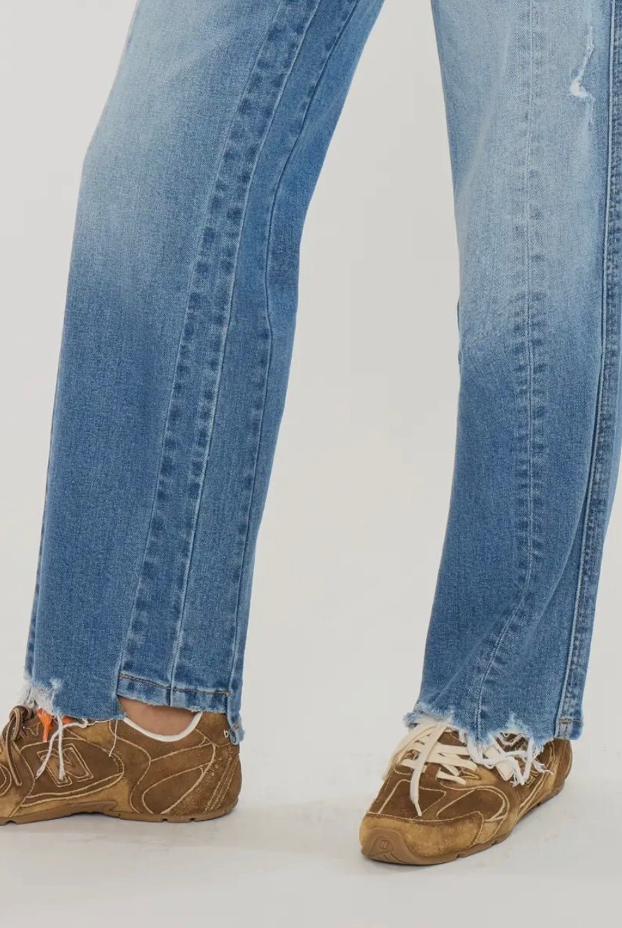 KanCan Mid Rise True Straight - eloise boutique