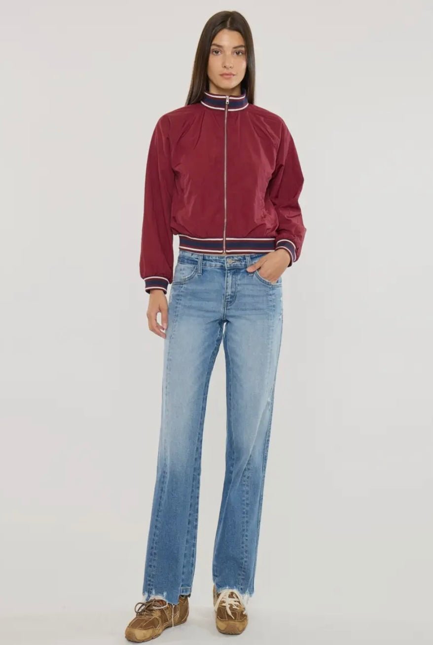 KanCan Mid Rise True Straight - eloise boutique