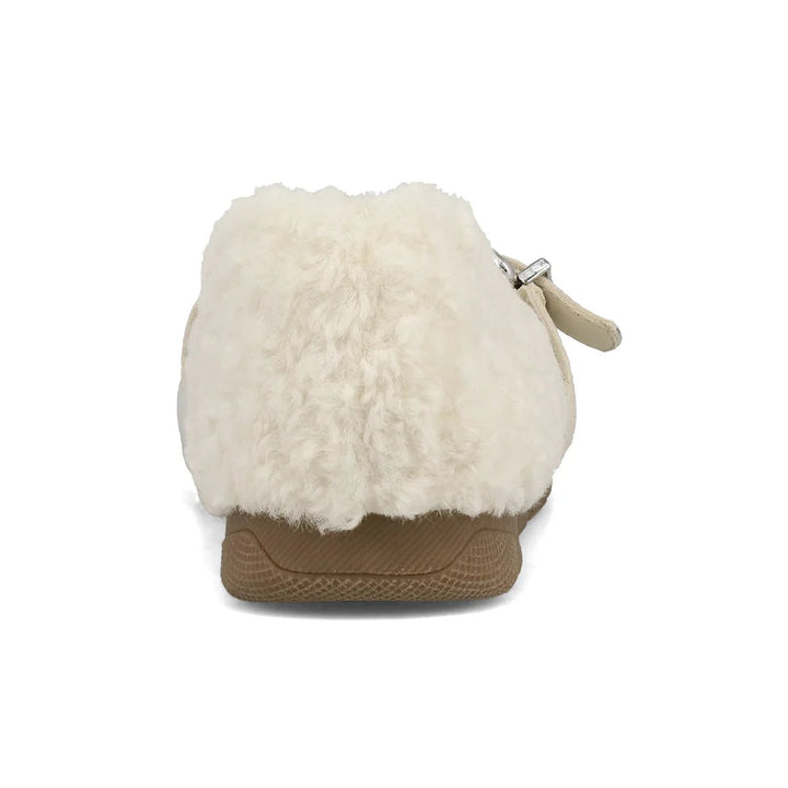 Kayti Cream Shearling Mary Jane - eloise boutique