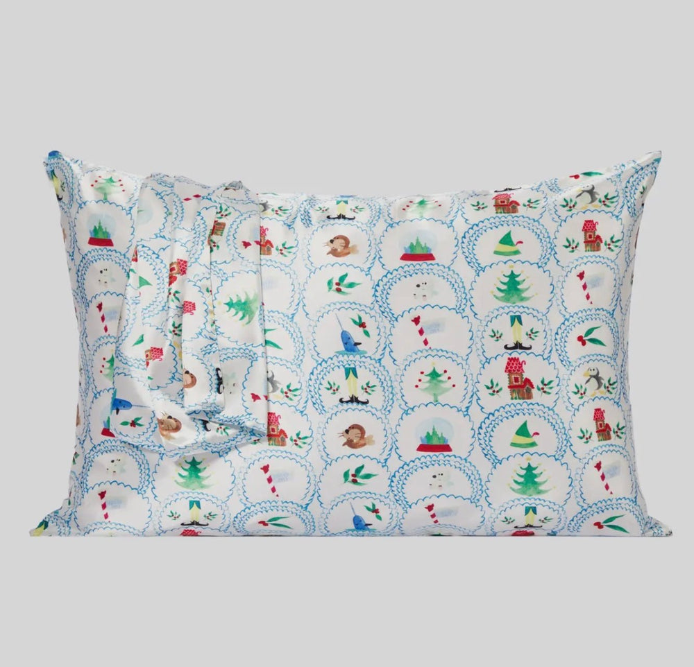 Kitsch x elf Satin Pillowcase in North Pole - eloise boutique