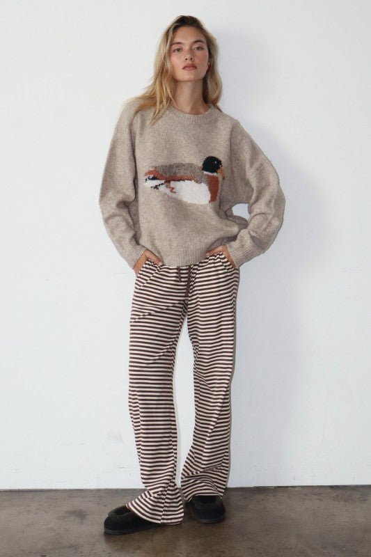 Lakeview Mallard Intarsia Sweater - eloise boutique