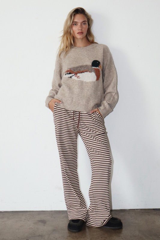 Lakeview Mallard Intarsia Sweater - eloise boutique
