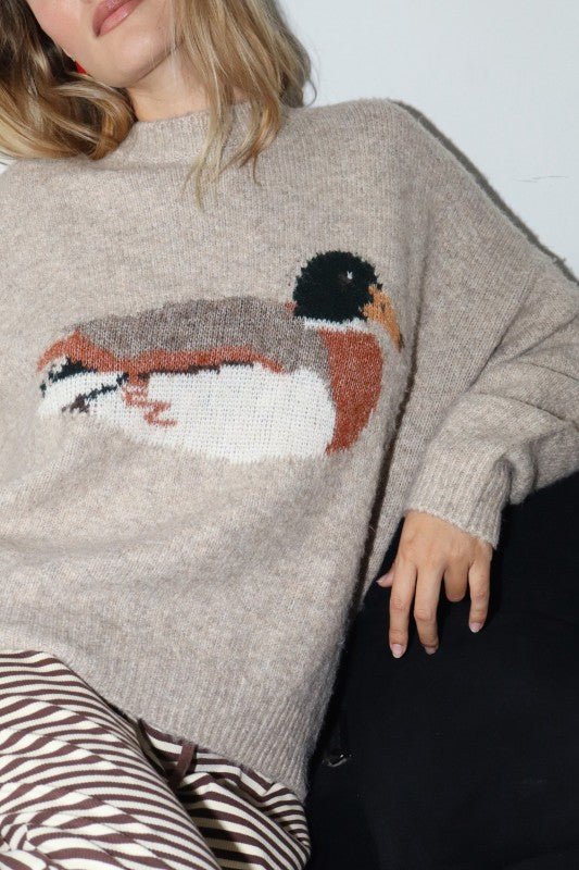 Lakeview Mallard Intarsia Sweater - eloise boutique