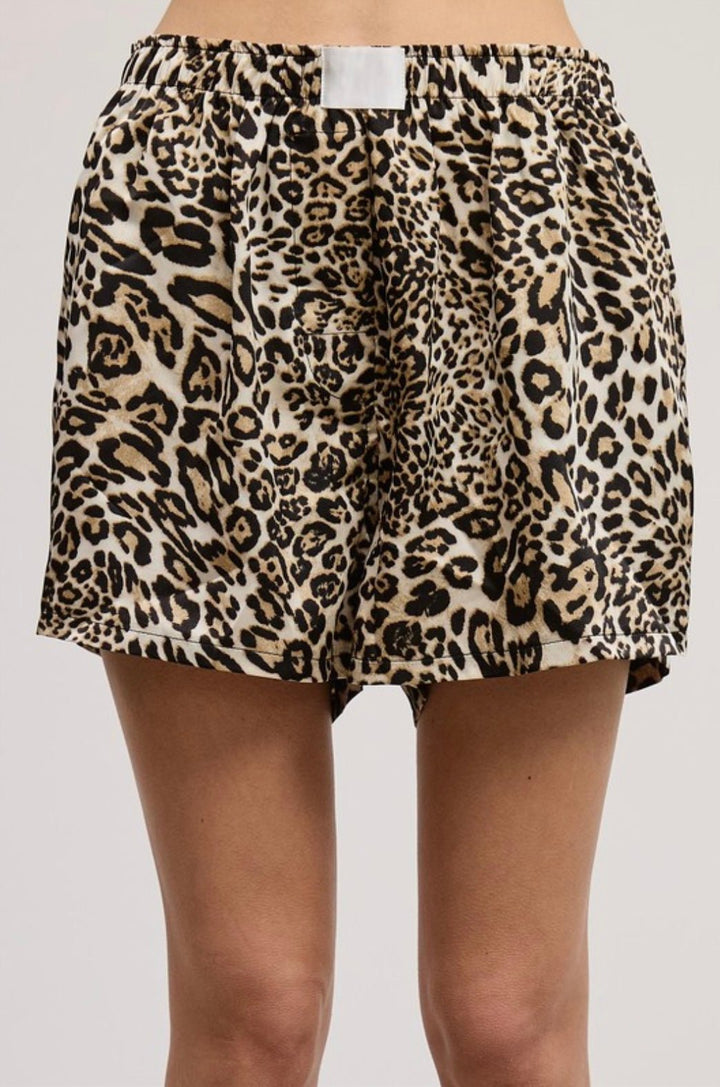 Leopard Boxer - Style Flowy Shorts - eloise boutique