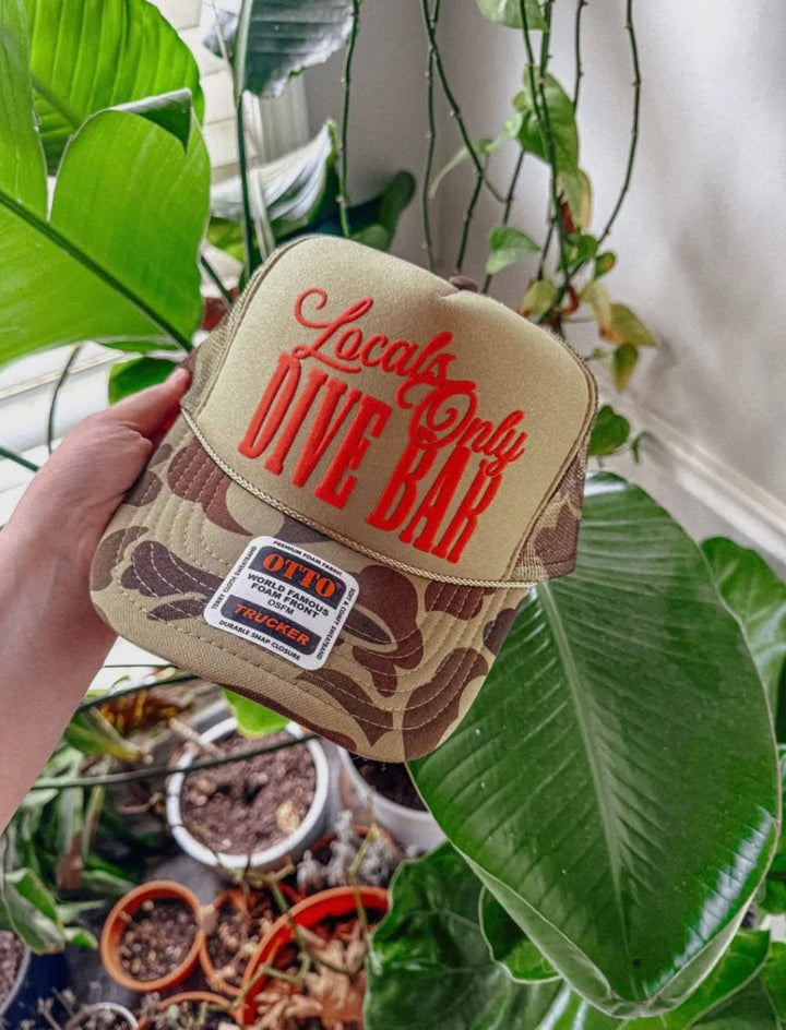 Locals Only Dive Bar, Western Trucker Hat - eloise boutique