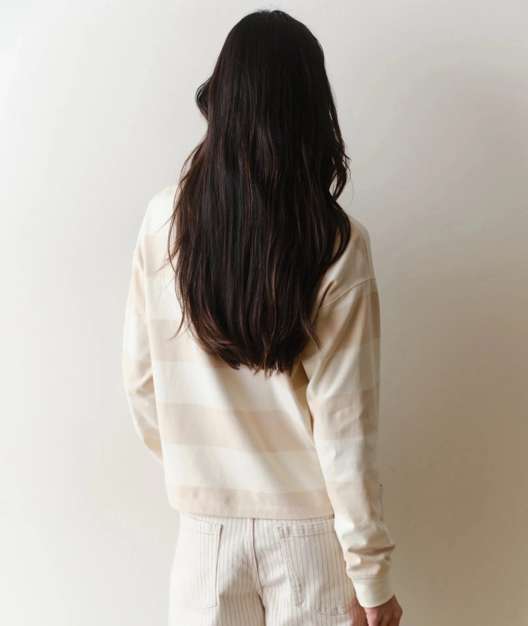 Luxe Sueded Polo Tee - eloise boutique